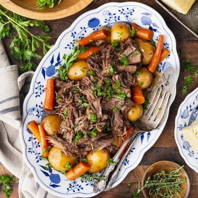 Stovetop Pot Roast and Gravy - The Seasoned Mom