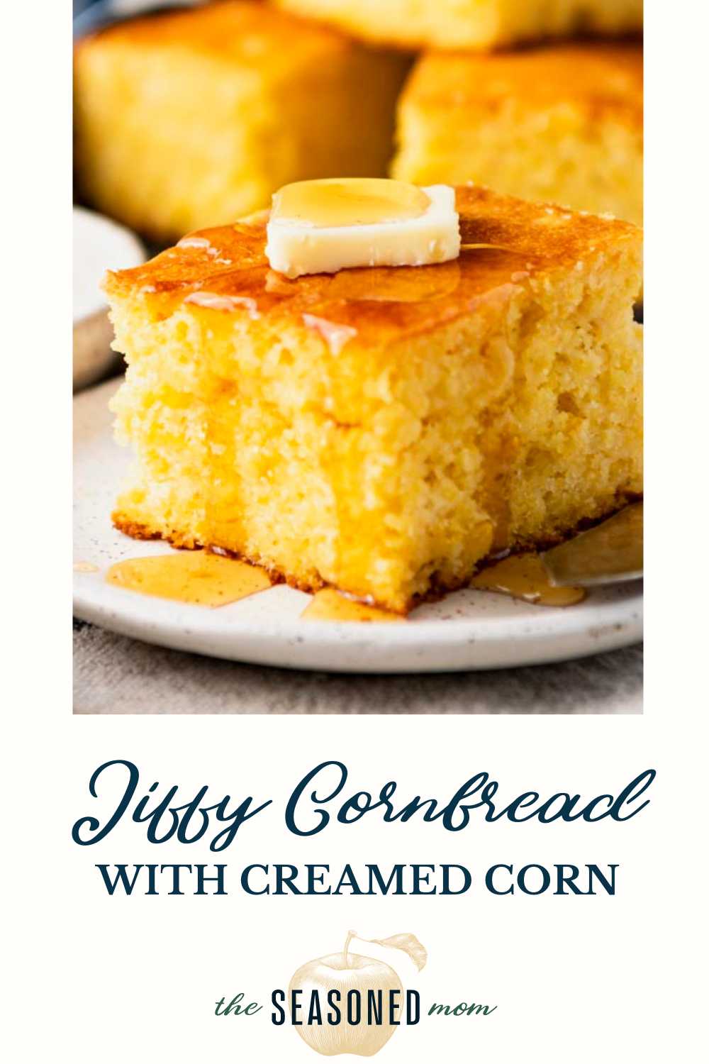 Jiffy Cornbread with Creamed Corn - The Seasoned Mom