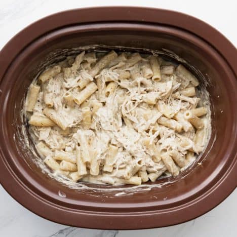 Crock Pot Chicken Alfredo - The Seasoned Mom