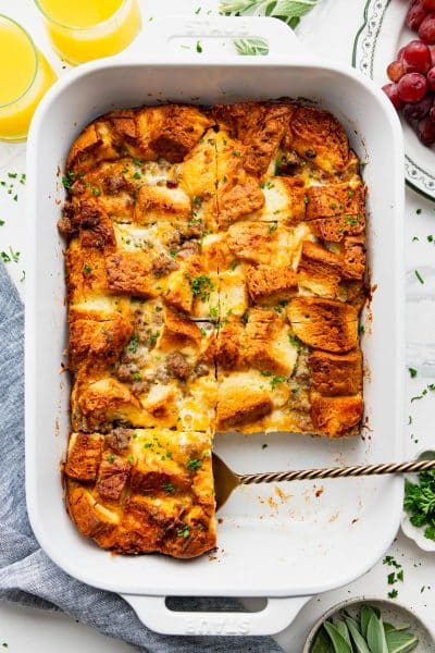 Breakfast Casserole with Biscuits - The Seasoned Mom