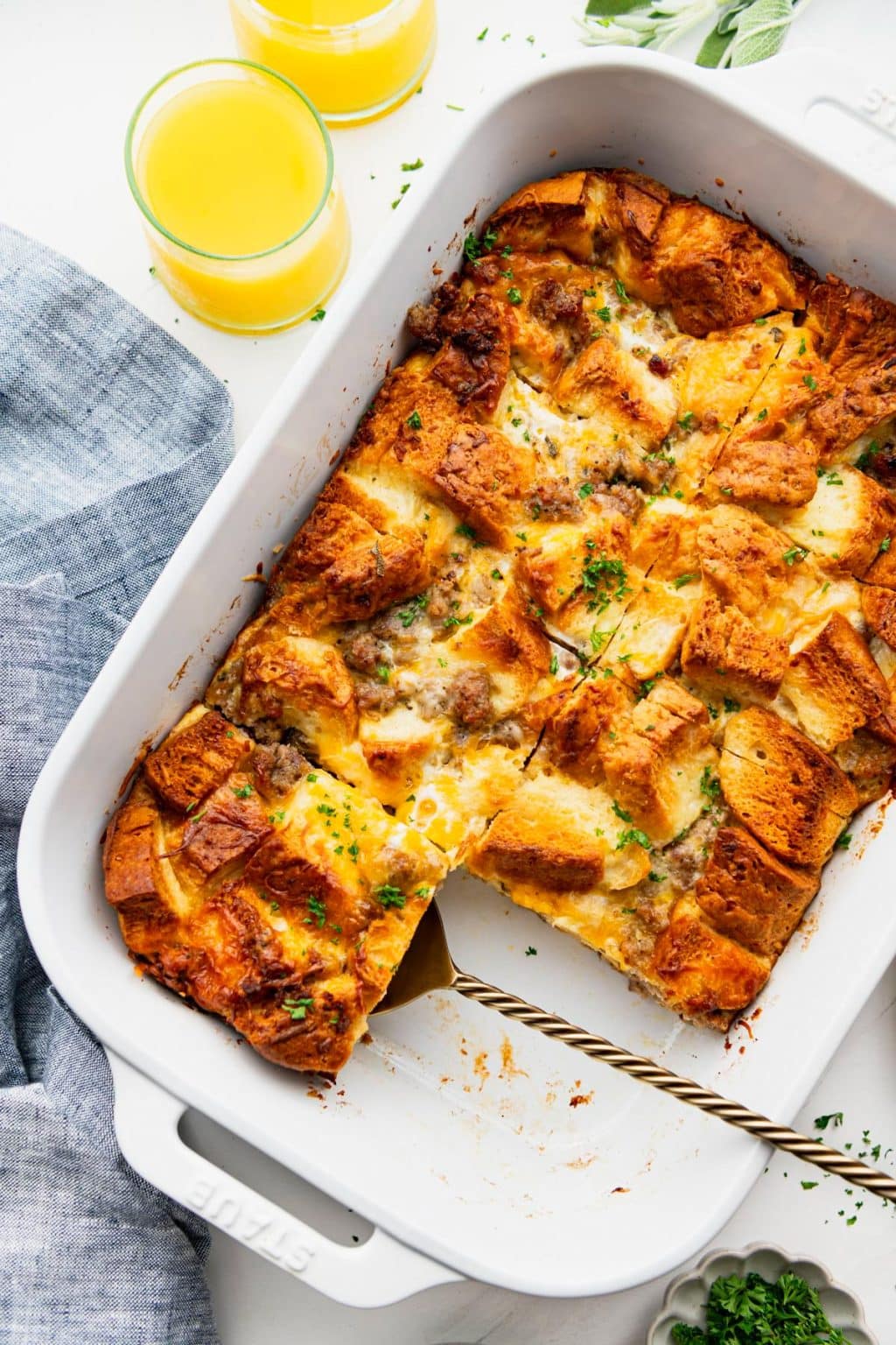 Breakfast Casserole with Biscuits - The Seasoned Mom