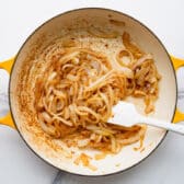 Making caramelized onions.