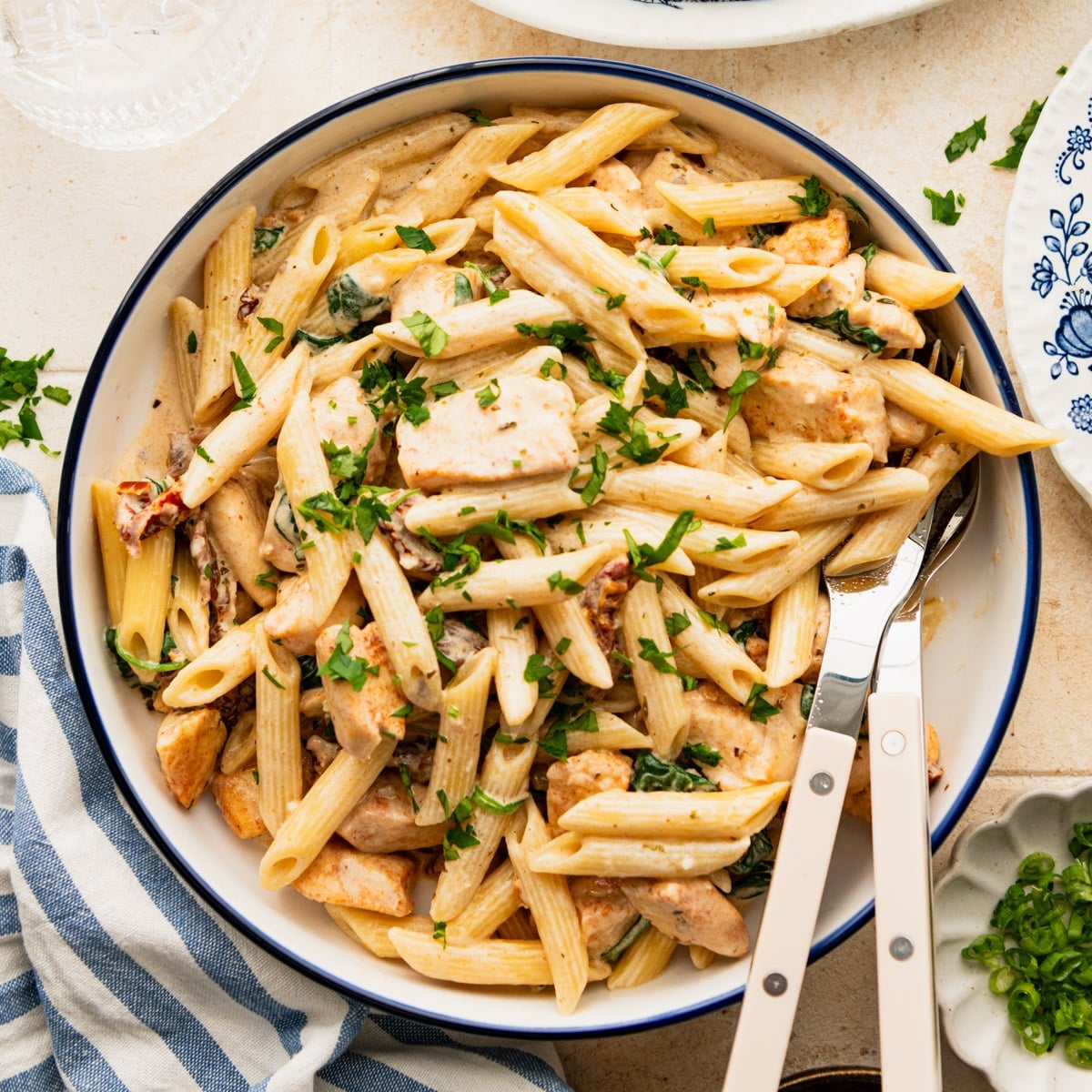 Creamy Tuscan Chicken Pasta