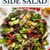Side salad with a text title box at the top.
