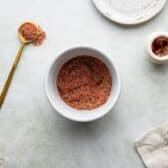 Homemade blackened seasoning in a bowl.